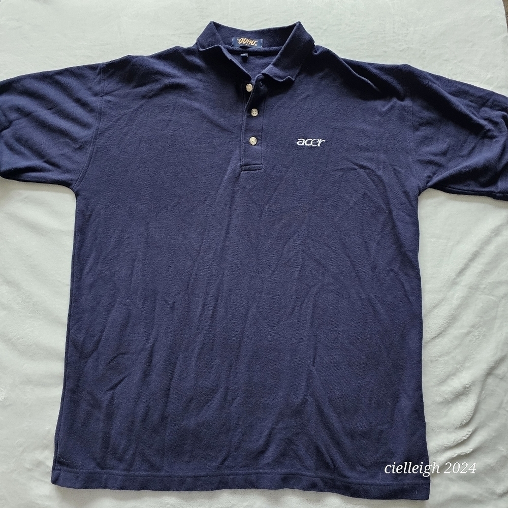 *4 for $25* Acer Mens Navy Polo Shirt